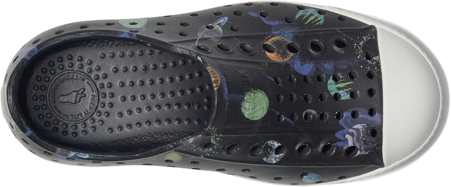 image:imageNative Shoes UnisexKids Jefferson Print SneakersJiffy BlackShell WhiteUp in Space