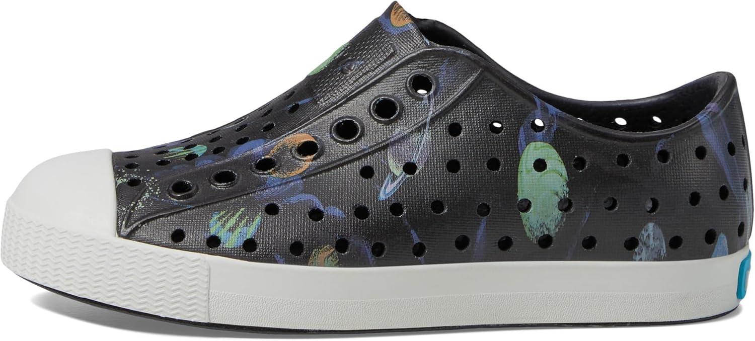 image:imageNative Shoes UnisexKids Jefferson Print SneakersJiffy BlackShell WhiteUp in Space
