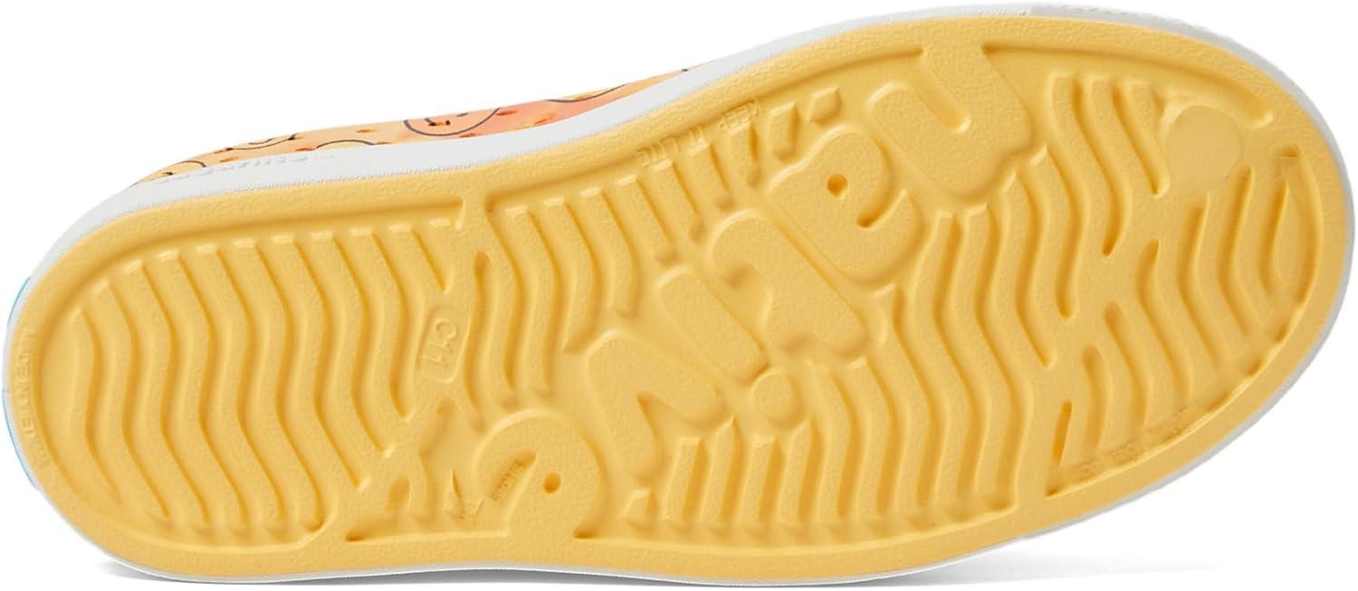 image:imageNative Shoes UnisexKids Jefferson Print SneakersPineapple YellowShell WhiteHappy Tiedye