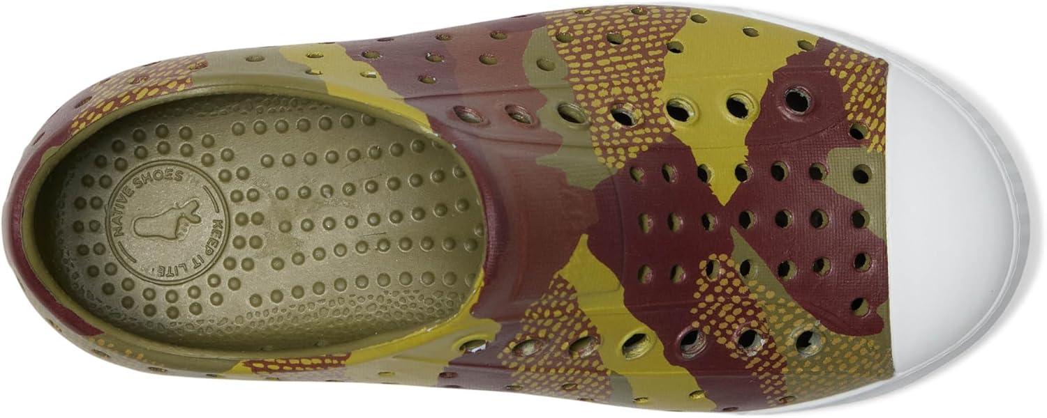 image:imageNative Shoes UnisexKids Jefferson Print SneakersRookie GreenShell WhiteBitter Seaweed Camo