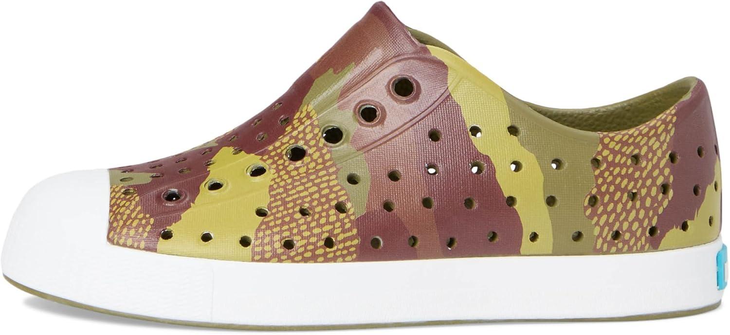image:imageNative Shoes UnisexKids Jefferson Print SneakersRookie GreenShell WhiteBitter Seaweed Camo