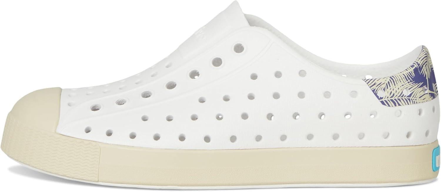 image:imageNative Shoes UnisexKids Jefferson Print SneakersShell WhiteBone WhiteInk Palm Block