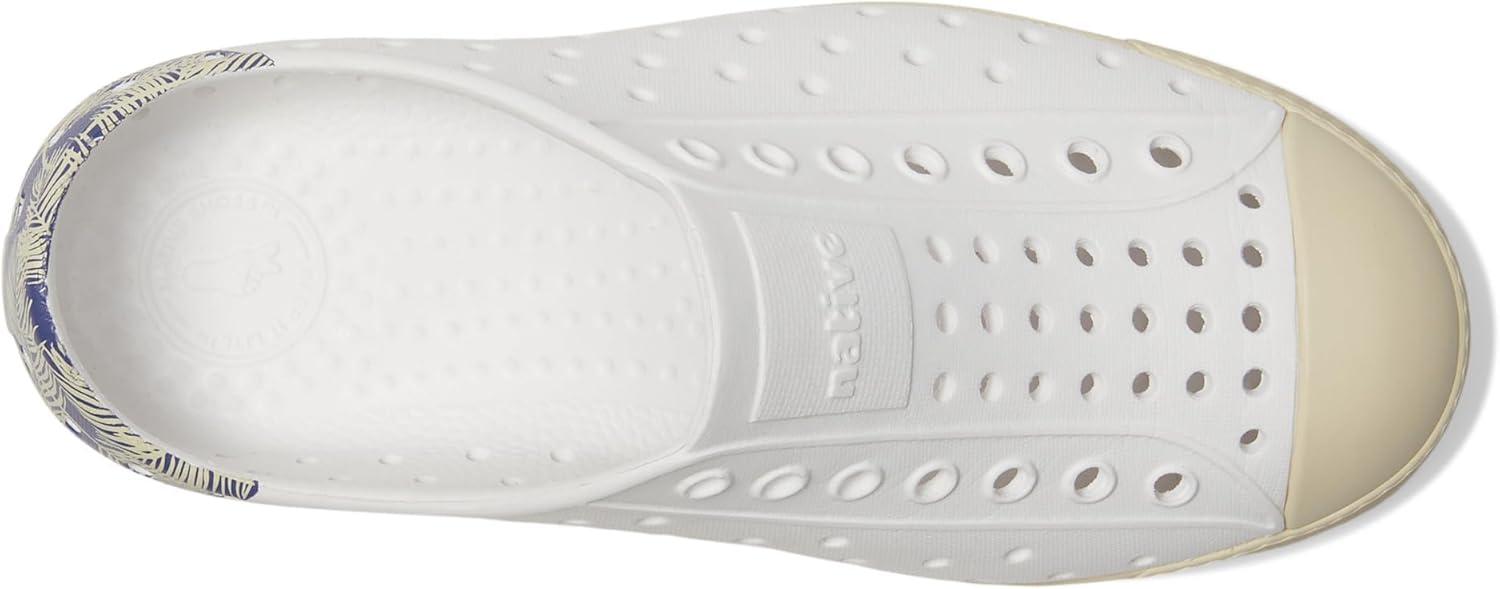 image:imageNative Shoes UnisexKids Jefferson Print SneakersShell WhiteBone WhiteInk Palm Block