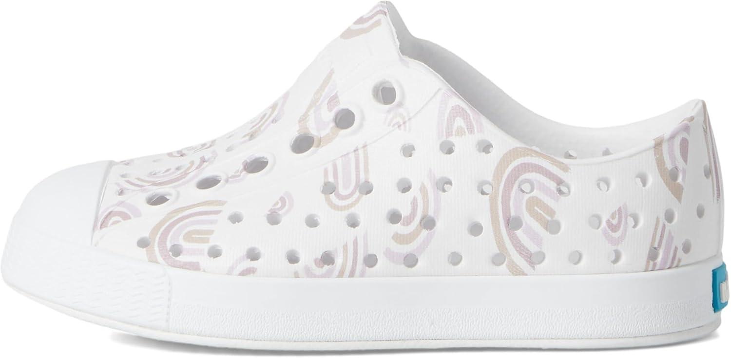 image:imageNative Shoes UnisexKids Jefferson Print SneakersShell WhiteShell WhiteBarely Flax Rainbow