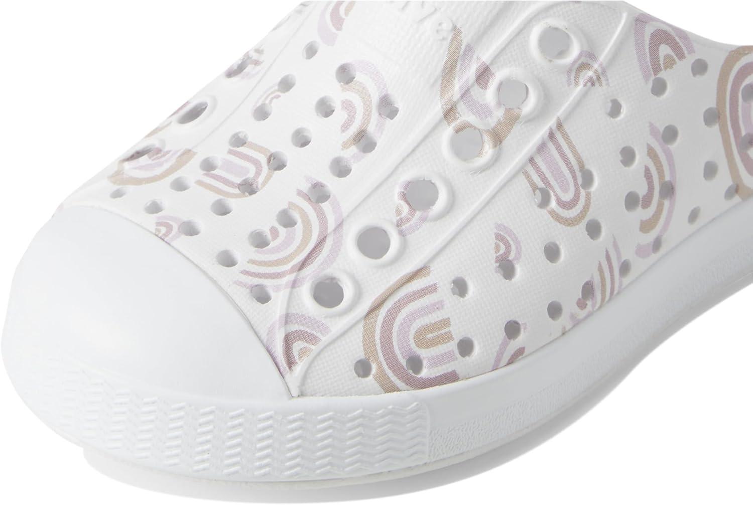 image:imageNative Shoes UnisexKids Jefferson Print SneakersShell WhiteShell WhiteBarely Flax Rainbow