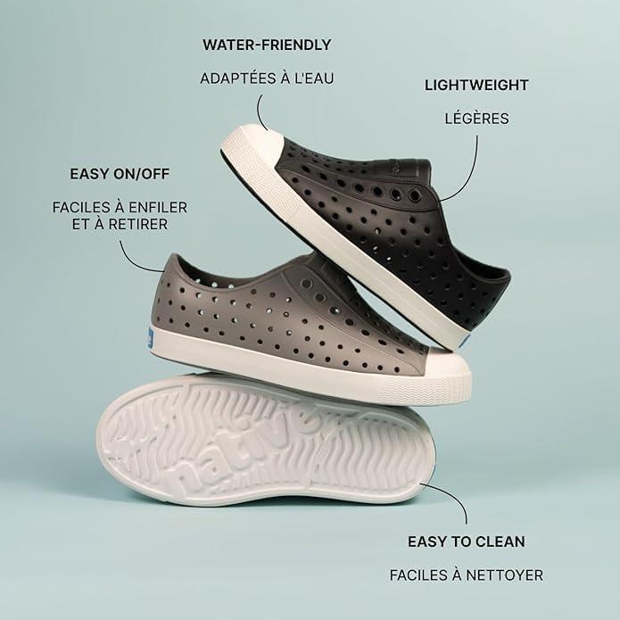 image:imageNative Shoes UnisexKids Jefferson Print SneakersShell WhiteShell WhiteHeart Graffiti