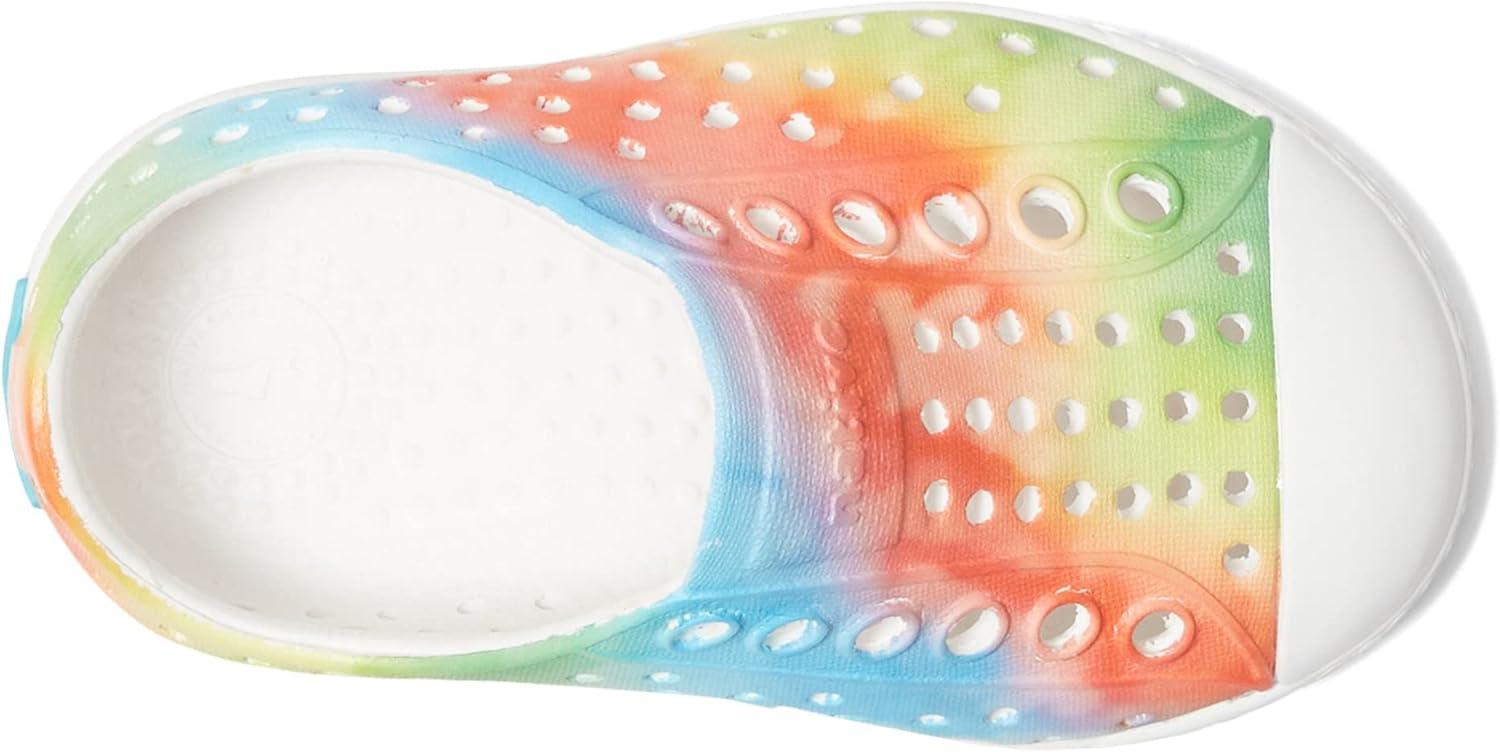 image:imageNative Shoes UnisexKids Jefferson Print SneakersShell WhiteShell WhiteRainbow Tiedye