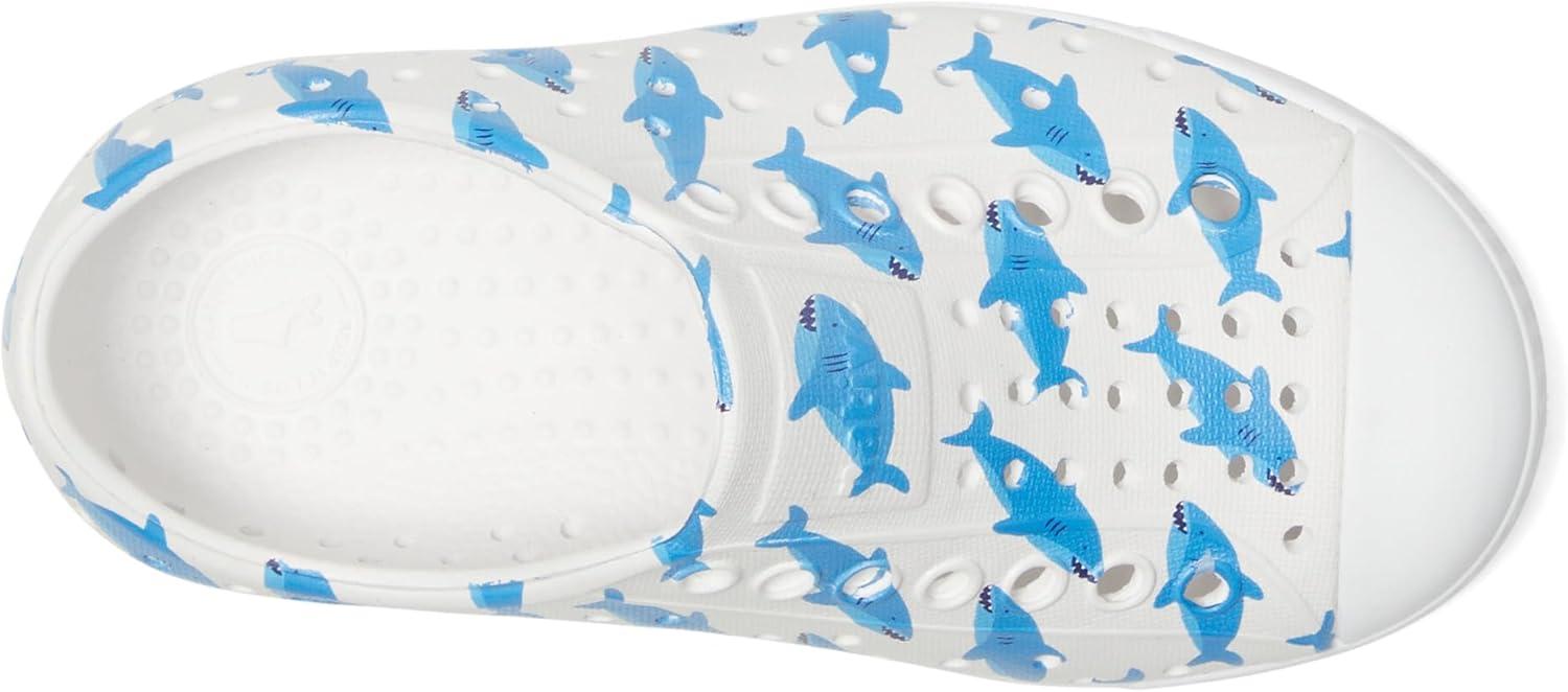 image:imageNative Shoes UnisexKids Jefferson Print SneakersShell WhiteShell WhiteSharks