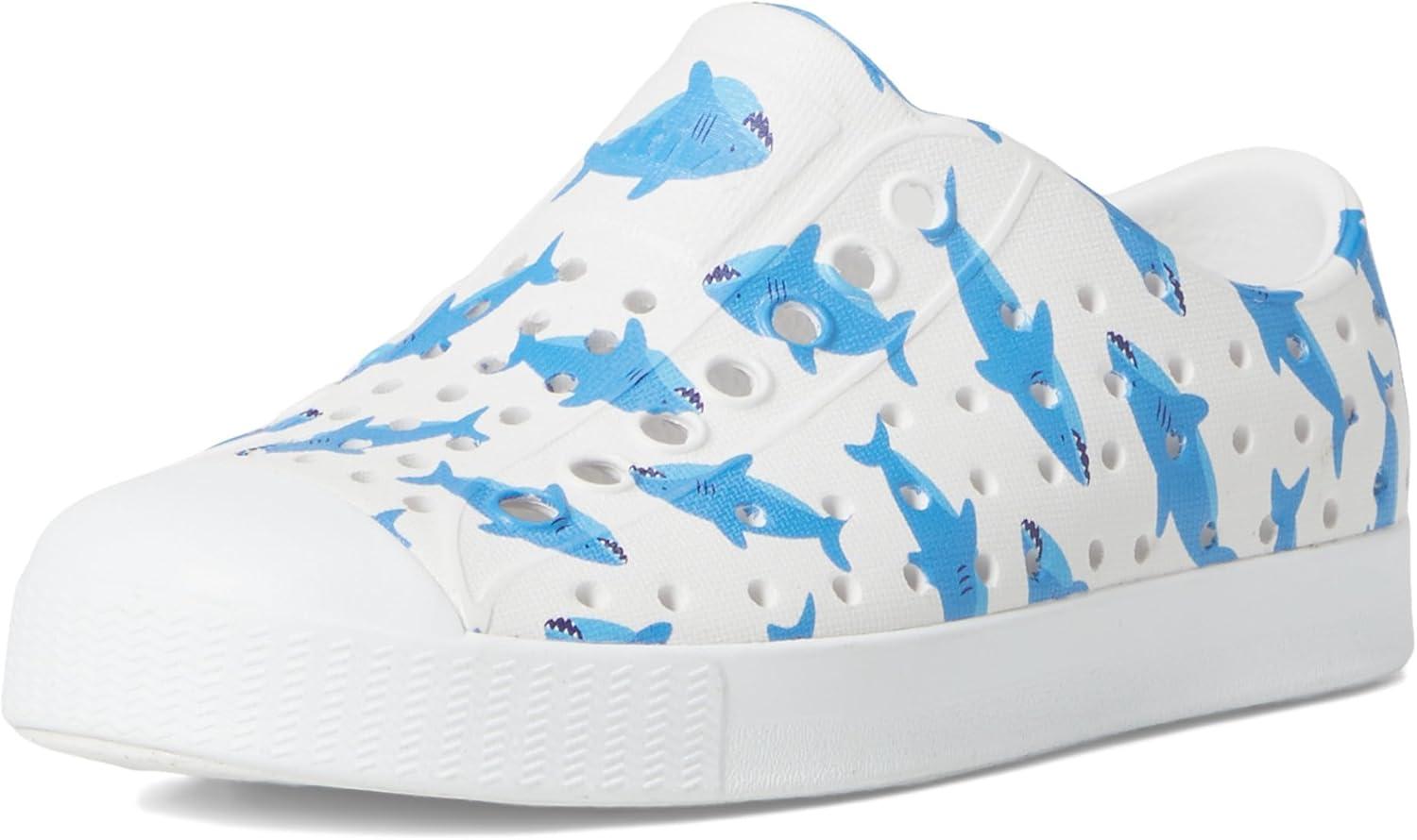 image:imageNative Shoes UnisexKids Jefferson Print SneakersShell WhiteShell WhiteSharks