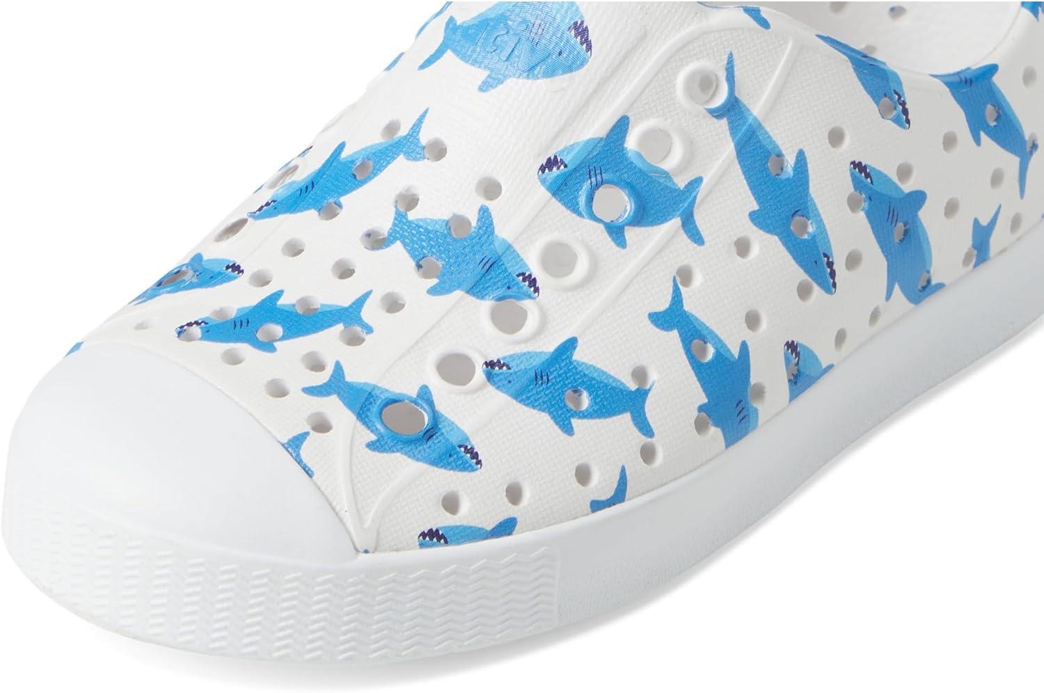 image:imageNative Shoes UnisexKids Jefferson Print SneakersShell WhiteShell WhiteSharks