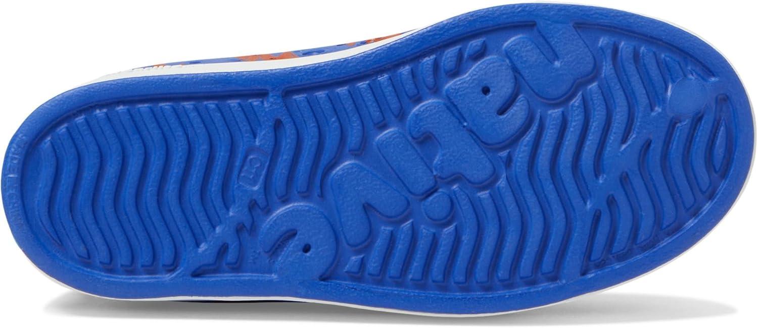 image:imageNative Shoes UnisexKids Jefferson Print SneakersUv BlueShell WhiteLaflame Lightning