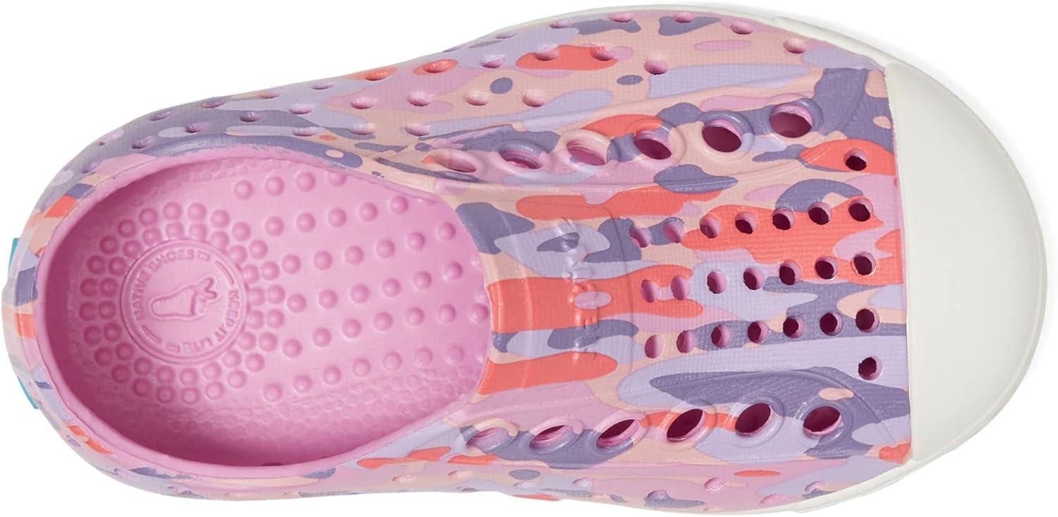 image:imageNative Shoes UnisexKids Jefferson Print SneakersWinterberry PinkShell WhiteHaze Eucamo