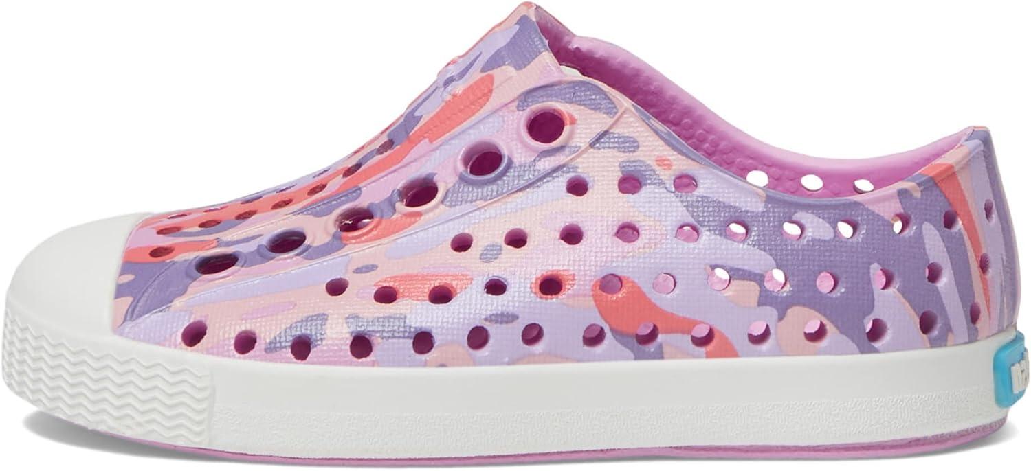 image:imageNative Shoes UnisexKids Jefferson Print SneakersWinterberry PinkShell WhiteHaze Eucamo