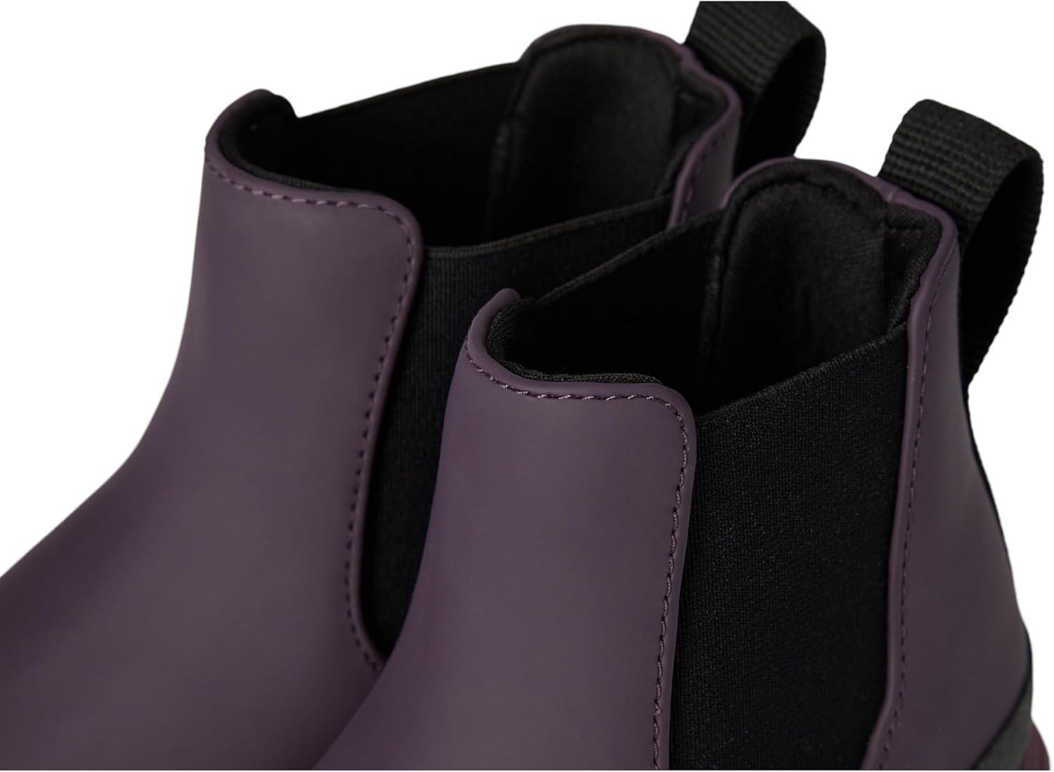 image:imageNative Shoes UnisexKids Kensington Chelsea BootVelvet PurpleJiffy BlackPlum Purple