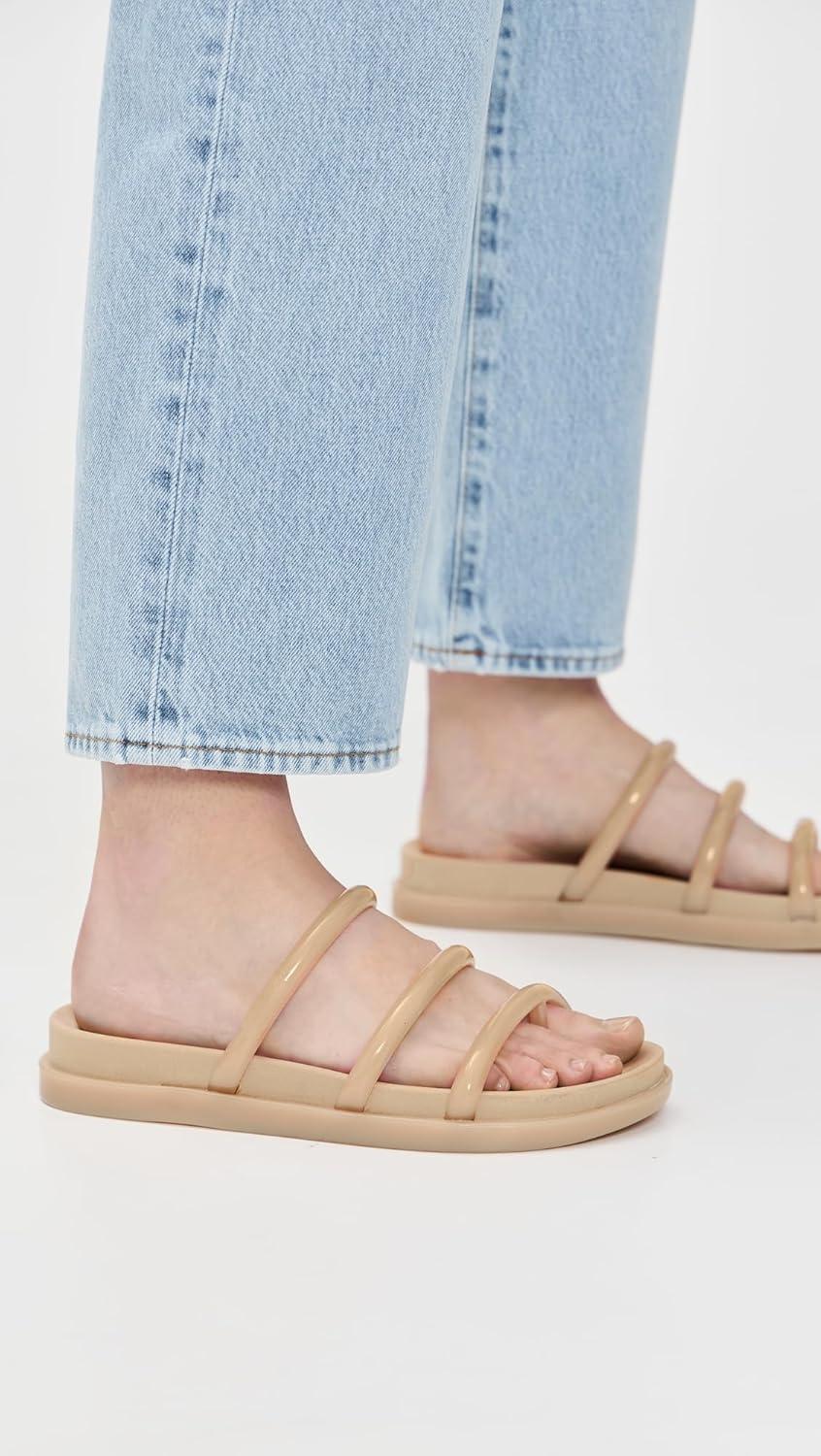 image:imageSCHUTZ Womens Polly Sporty Jelly SandalsBeige Cuban Sand