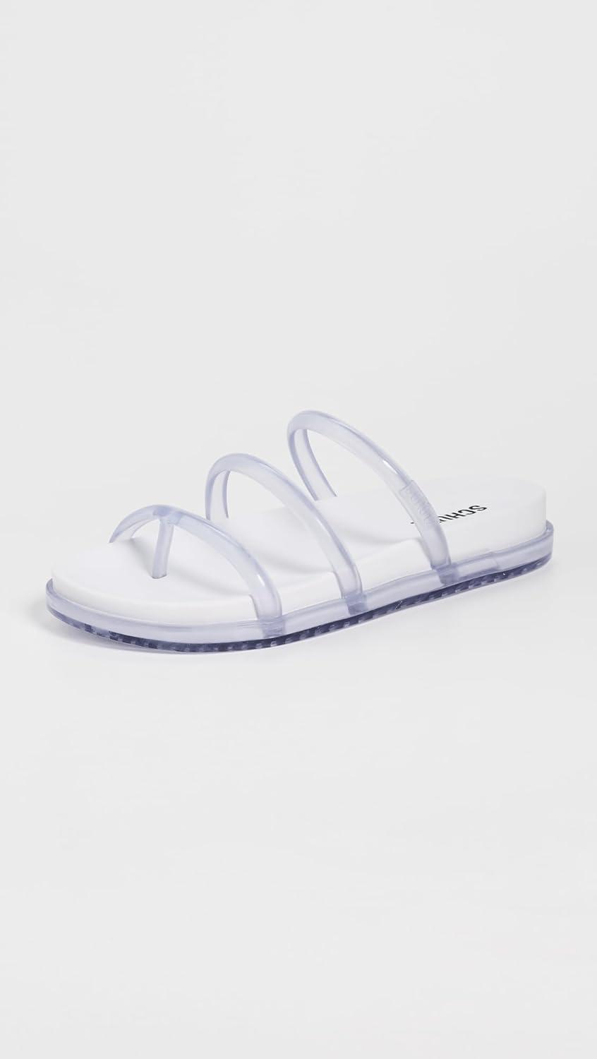 image:imageSCHUTZ Womens Polly Sporty Jelly SandalsWhite