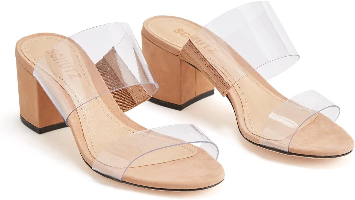 image:imageSCHUTZ Womens Victorie SlidesHoney Beige