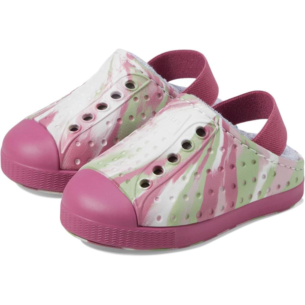 image:imageNative Shoes Kids Jefferson French Terry Little KidBig Kid Shoes for Kids Synthetic OutsoleTwilight Pink MarbleTwilight Pink
