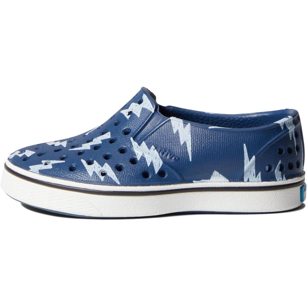 image:imageNative Shoes Unisex Kids Miles SlipOn SneakerFrontier BlueShell WhiteShell Lightning