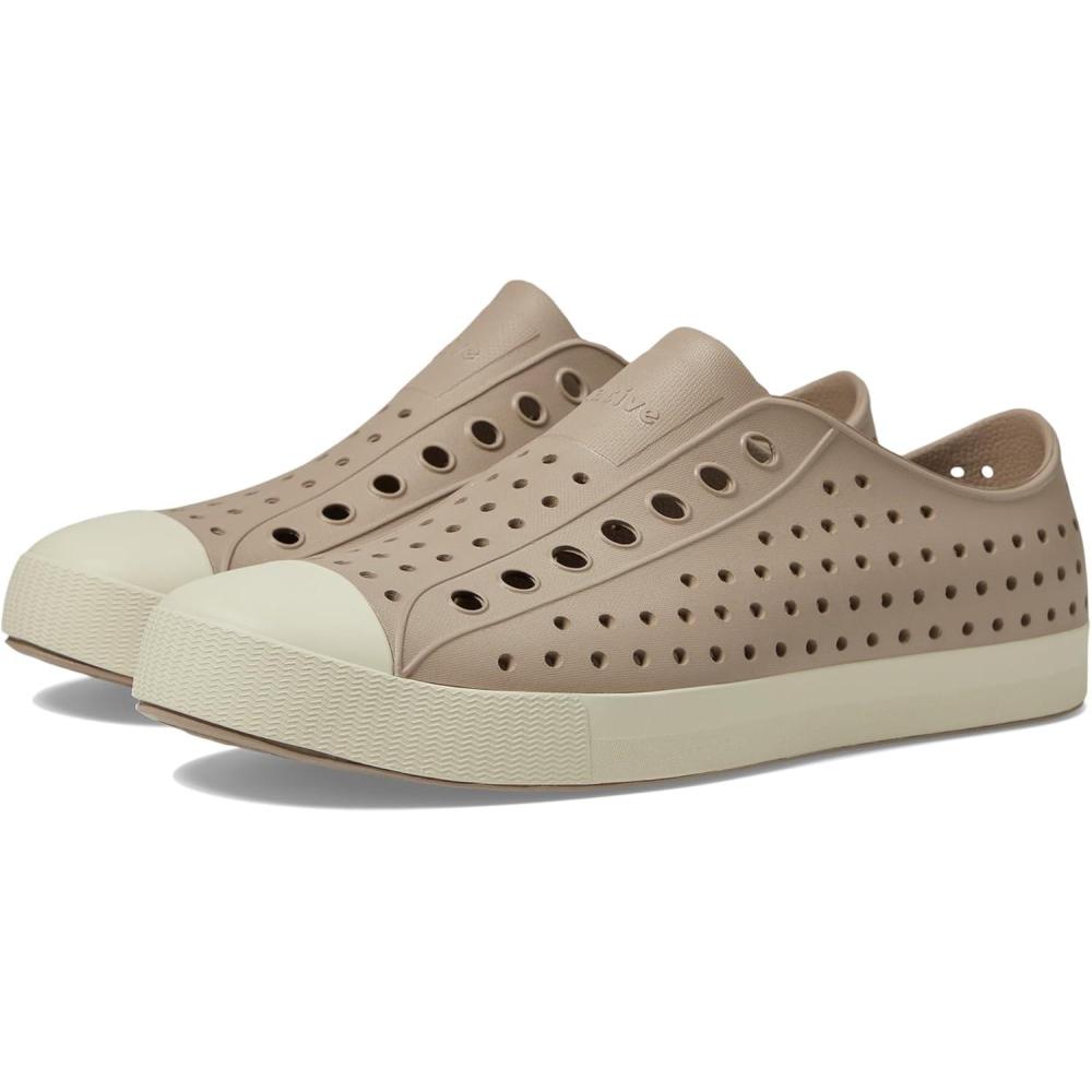 image:imageNative Shoes UnisexAdult Jefferson Lightweight Fashion SneakerFlax TanBone White