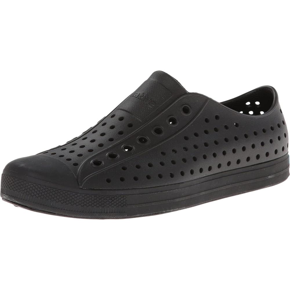 image:imageNative Shoes UnisexAdult Jefferson Lightweight Fashion SneakerJiffy Black Solid