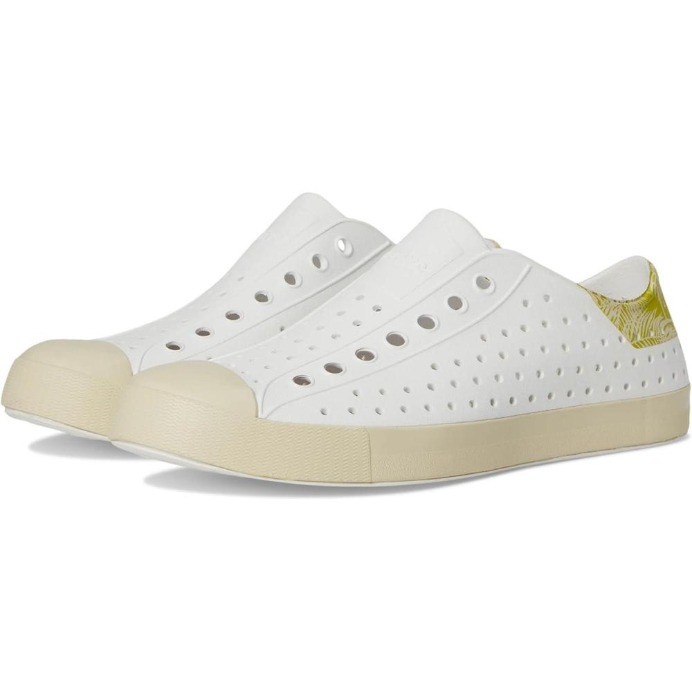 image:imageNative Shoes UnisexAdult Jefferson Wanderfoam BlockShell WhiteBone WhiteSeaweed Palm Block