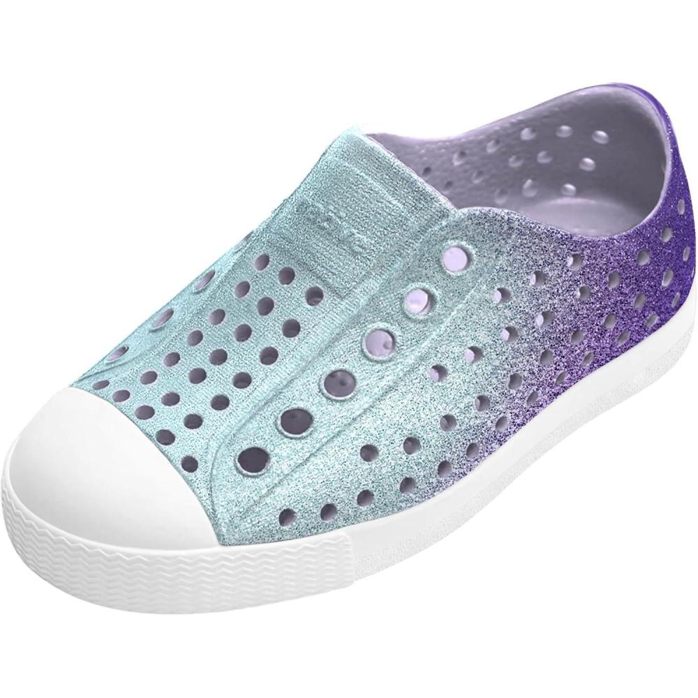 image:imageNative Shoes UnisexChild Jefferson BioBling SneakersFresco Twirling BlingShell White
