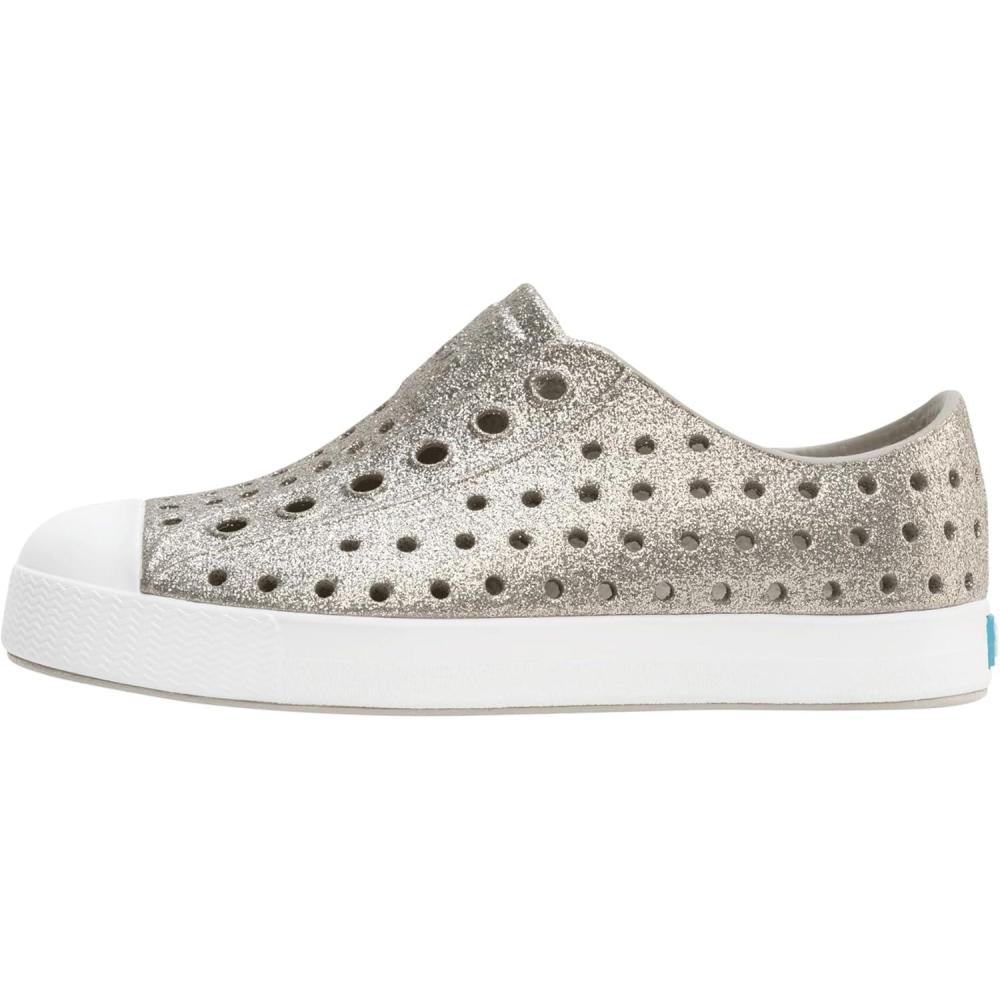 image:imageNative Shoes UnisexChild Jefferson BioBling SneakersSilk BlingShell White