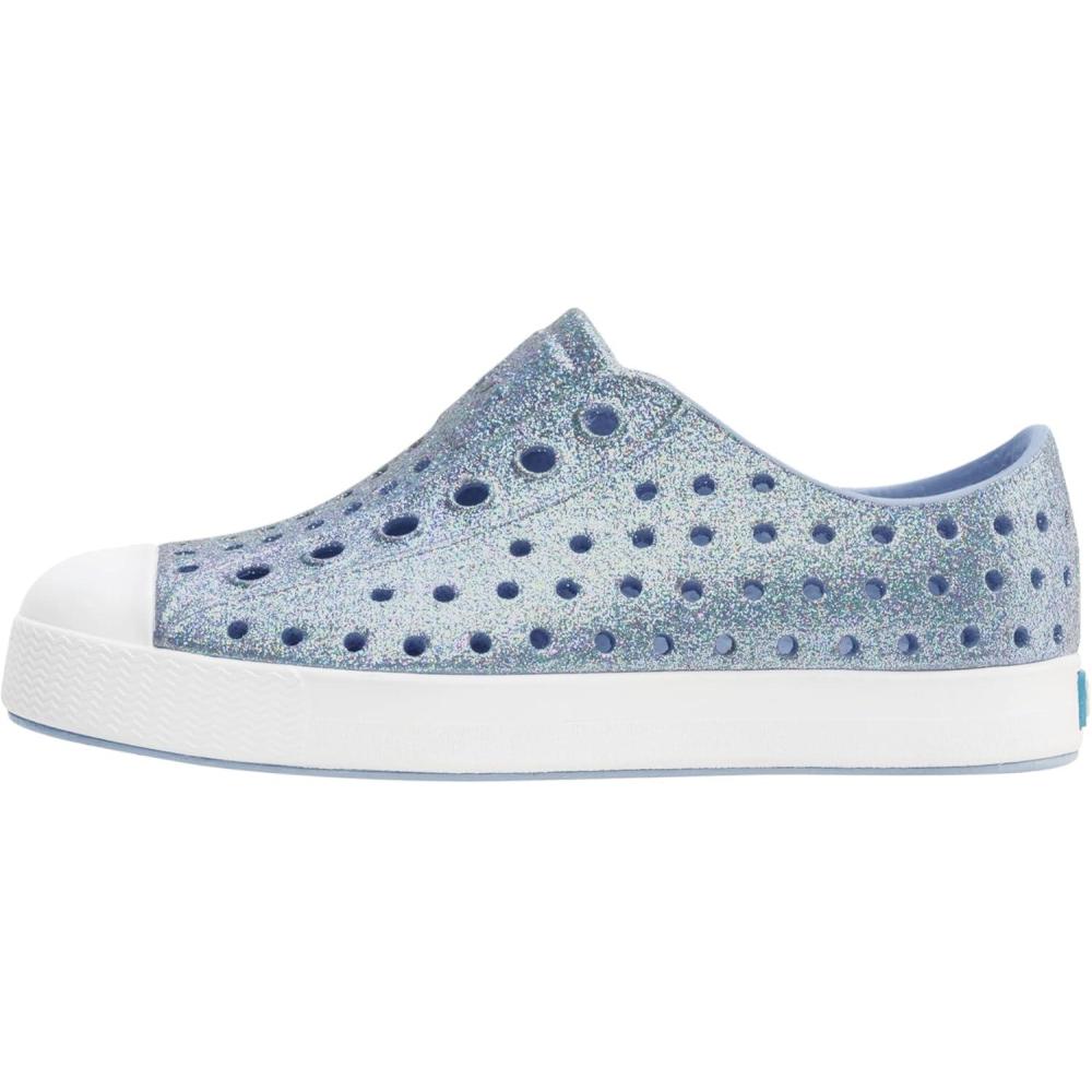 image:imageNative Shoes UnisexChild Jefferson BioBling SneakersSkyway BlingShell White