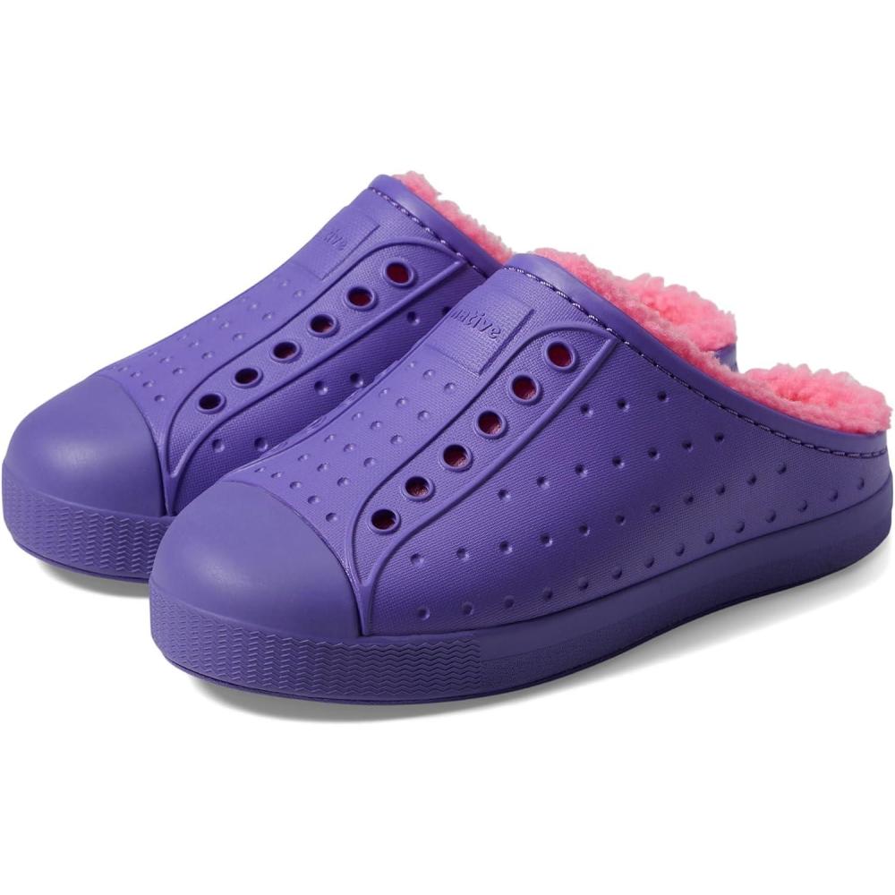 image:imageNative Shoes UnisexChild Jefferson Cozy Little KidUltra VioletUltra VioletDazzle Pink