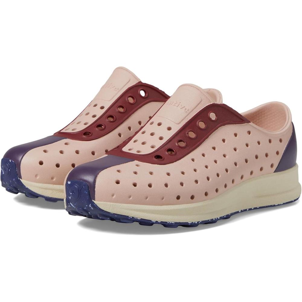 image:imageNative Shoes UnisexChild Robbie Print Little KidBig KidChameleon PinkBone WhiteVelvet TartRegatta Speckle Rubber