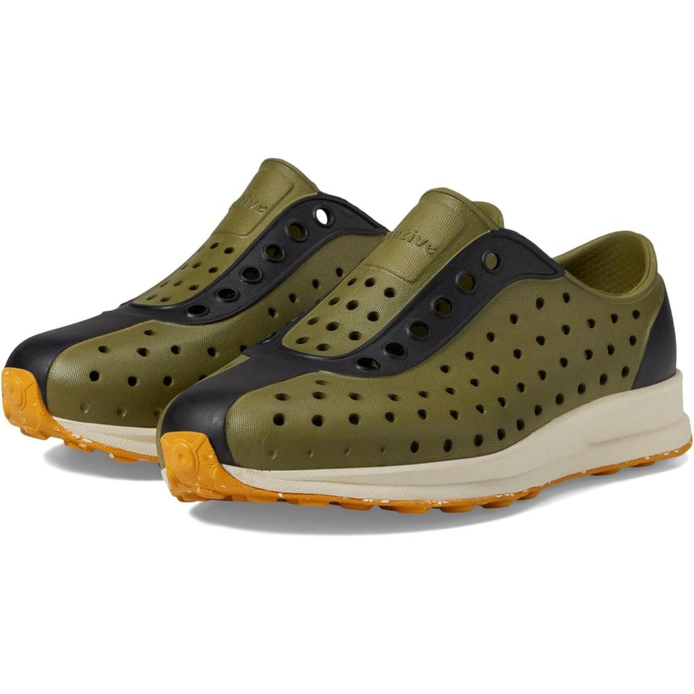 image:imageNative Shoes UnisexChild Robbie Print Little KidBig KidRookie GreenBone WhiteJiffy BlackWheat Speckle