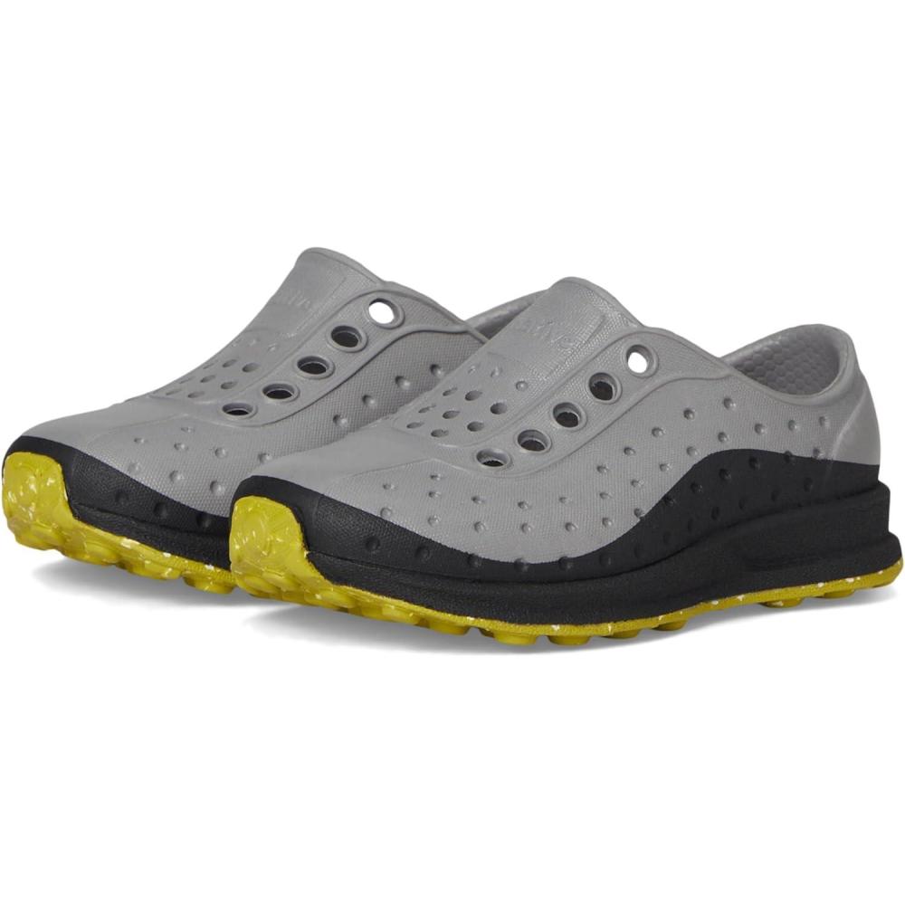 image:imageNative Shoes UnisexChild Robbie Roam ToddlerSatellite GreyJiffy BlackSeaweed Speckle Rubber