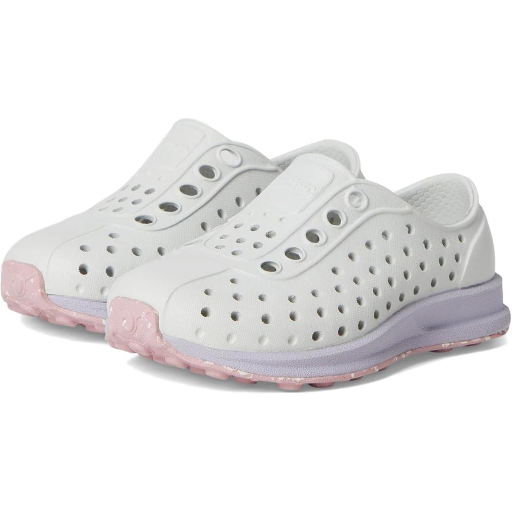 image:imageNative Shoes UnisexChild Robbie SlipOn SneakerHyams GreyFuture PurpleBalos Speckle Rubber