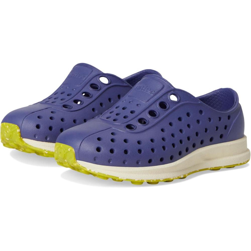 image:imageNative Shoes UnisexChild Robbie SlipOn SneakerInk BlueBone WhiteSeaweed Speckle Rubber