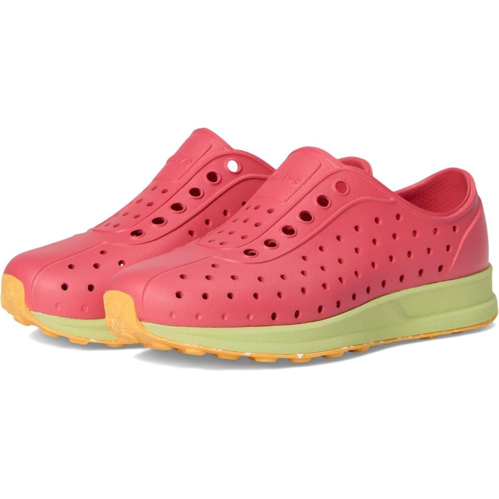 image:imageNative Shoes UnisexChild Robbie SlipOn SneakerSweet RedPeaceful GreenPollen Speckle Rubber