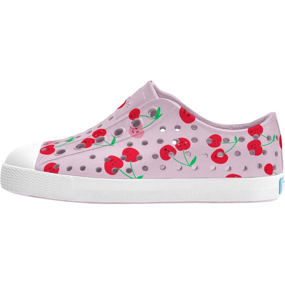 image:imageNative Shoes UnisexKids Jefferson Print SneakersBarely PinkShell WhiteCherries