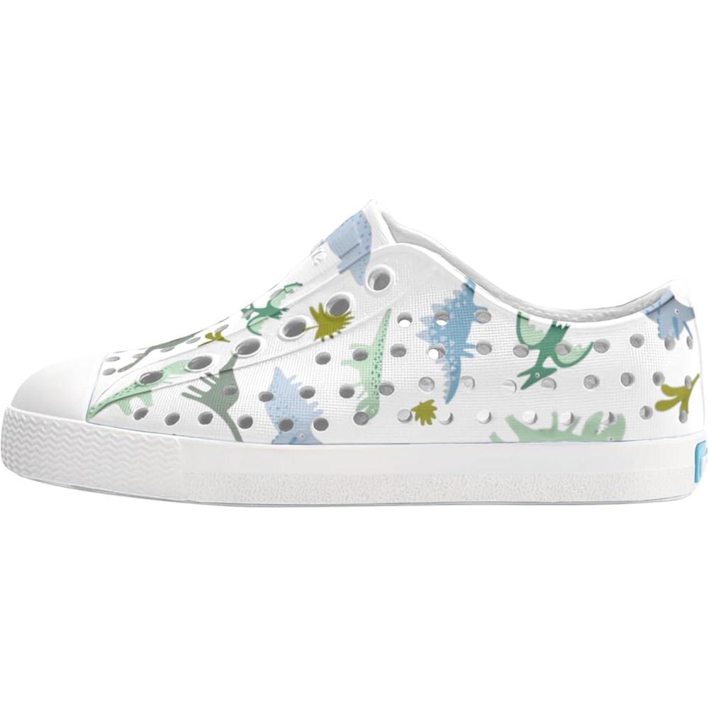image:imageNative Shoes UnisexKids Jefferson Print SneakersShell WhiteShell WhiteFlux Alpine Dino