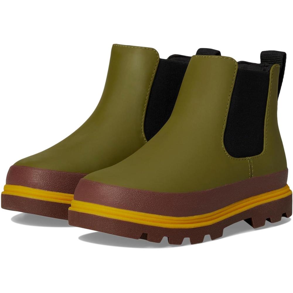 image:imageNative Shoes UnisexKids Kensington Chelsea BootRookie GreenBitter BrownWheat Yellow