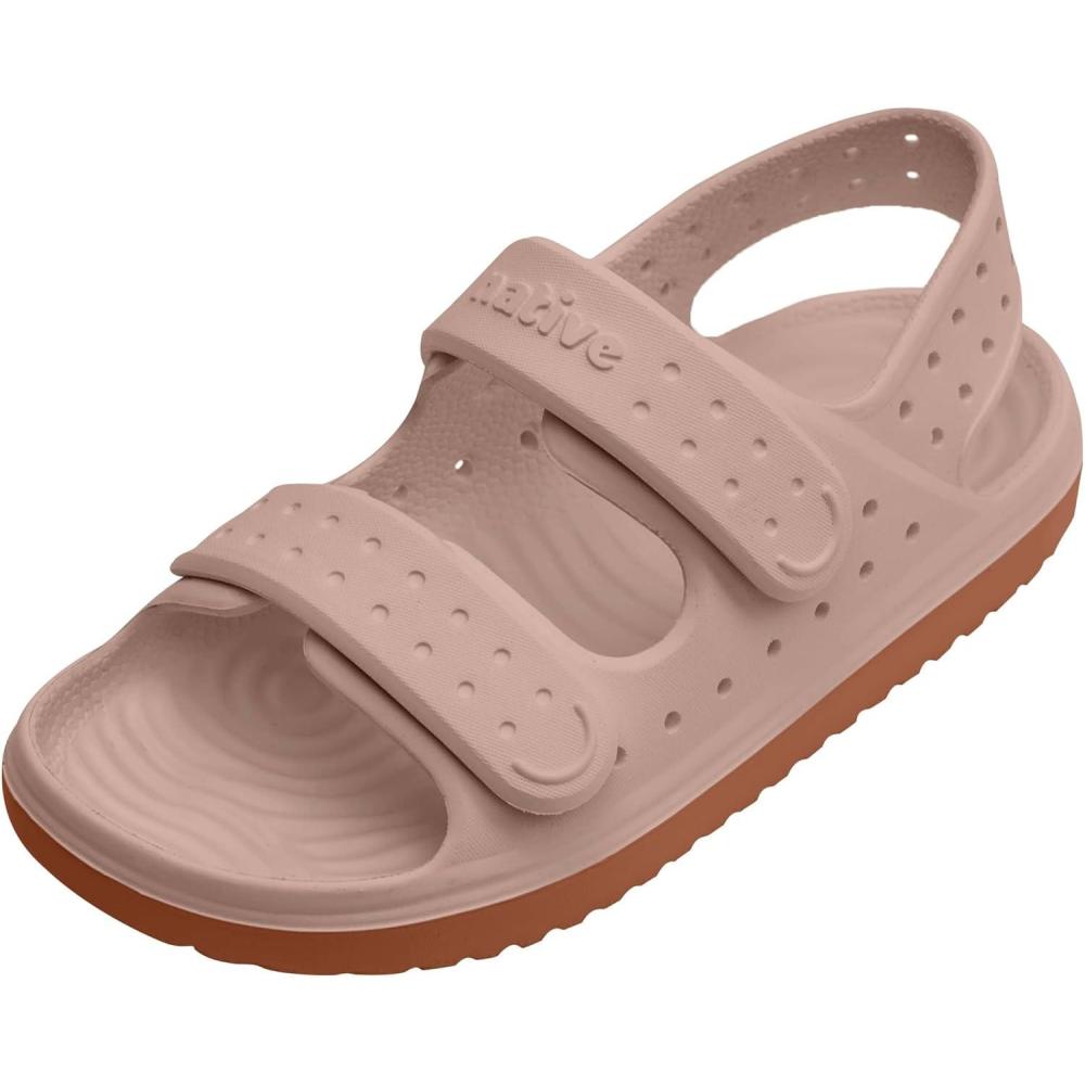image:imageNative Shoes unisexchild Chase Little KidBig KidChameleon PinkSierra Brown