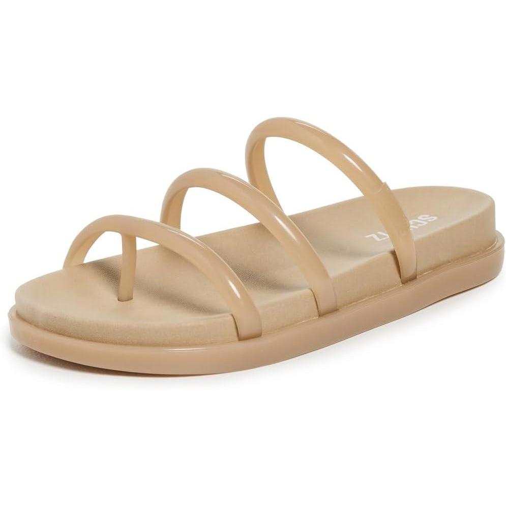 image:imageSCHUTZ Womens Polly Sporty Jelly SandalsBeige Cuban Sand