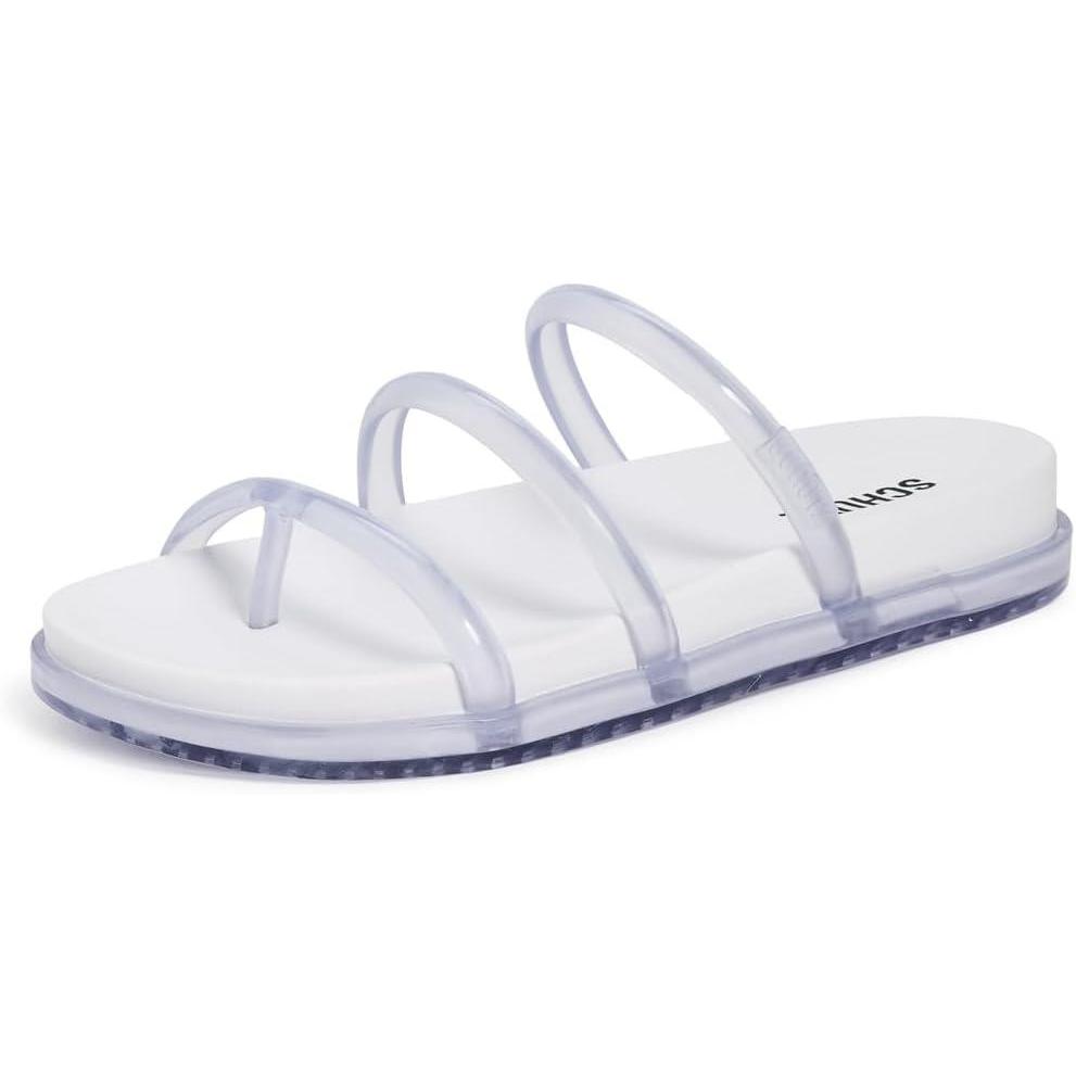 image:imageSCHUTZ Womens Polly Sporty Jelly SandalsWhite