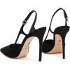 SCHUTZ Boris – Heels for Women – Wrapped Stiletto Heel – Leather Outsole – Pointed Toe – Sling Detail Black Nobuck 8.5 M