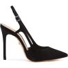 SCHUTZ Boris – Heels for Women – Wrapped Stiletto Heel – Leather Outsole – Pointed Toe – Sling Detail Black Nobuck 8.5 M