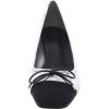 SCHUTZ Women’s Arissa Block Pump(Prata/Black)