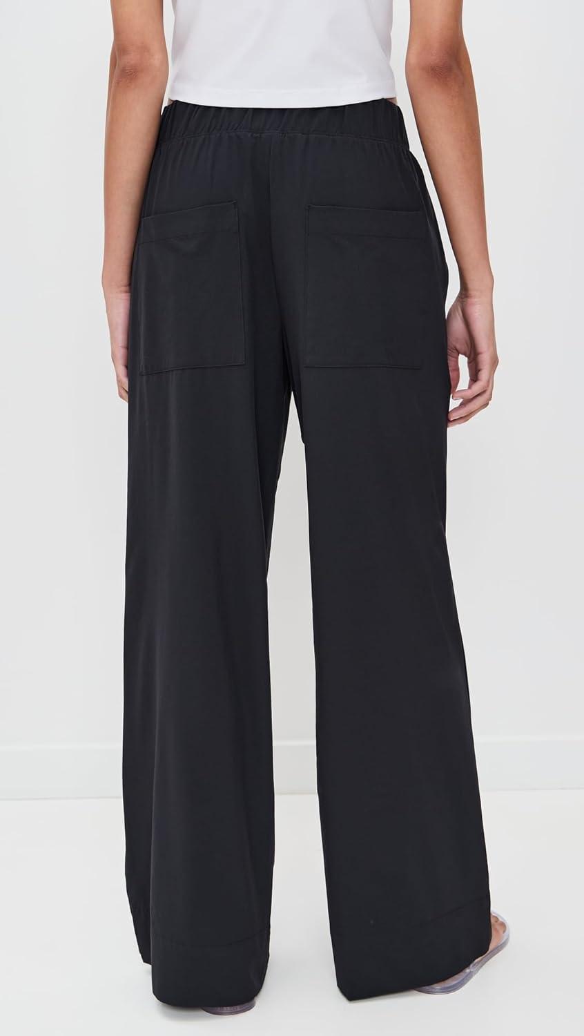 image:imageBeyond Yoga Womens Easy Wide Leg 31 PantTrue Black