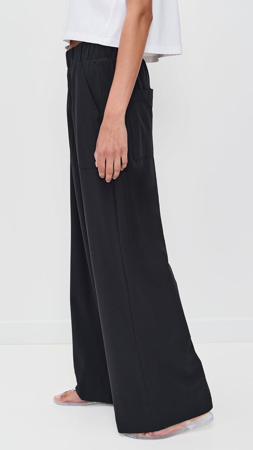 image:imageBeyond Yoga Womens Easy Wide Leg 31 PantTrue Black