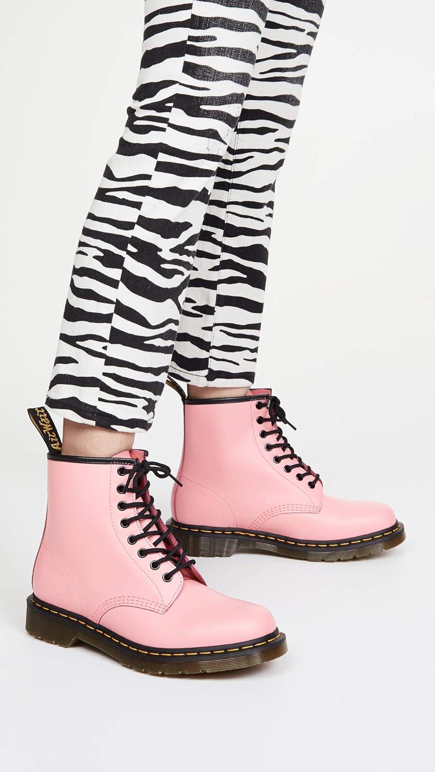 image:imageDr Martens Womens Maple Zip Steel Toe Light Industry BootsAcid Pink