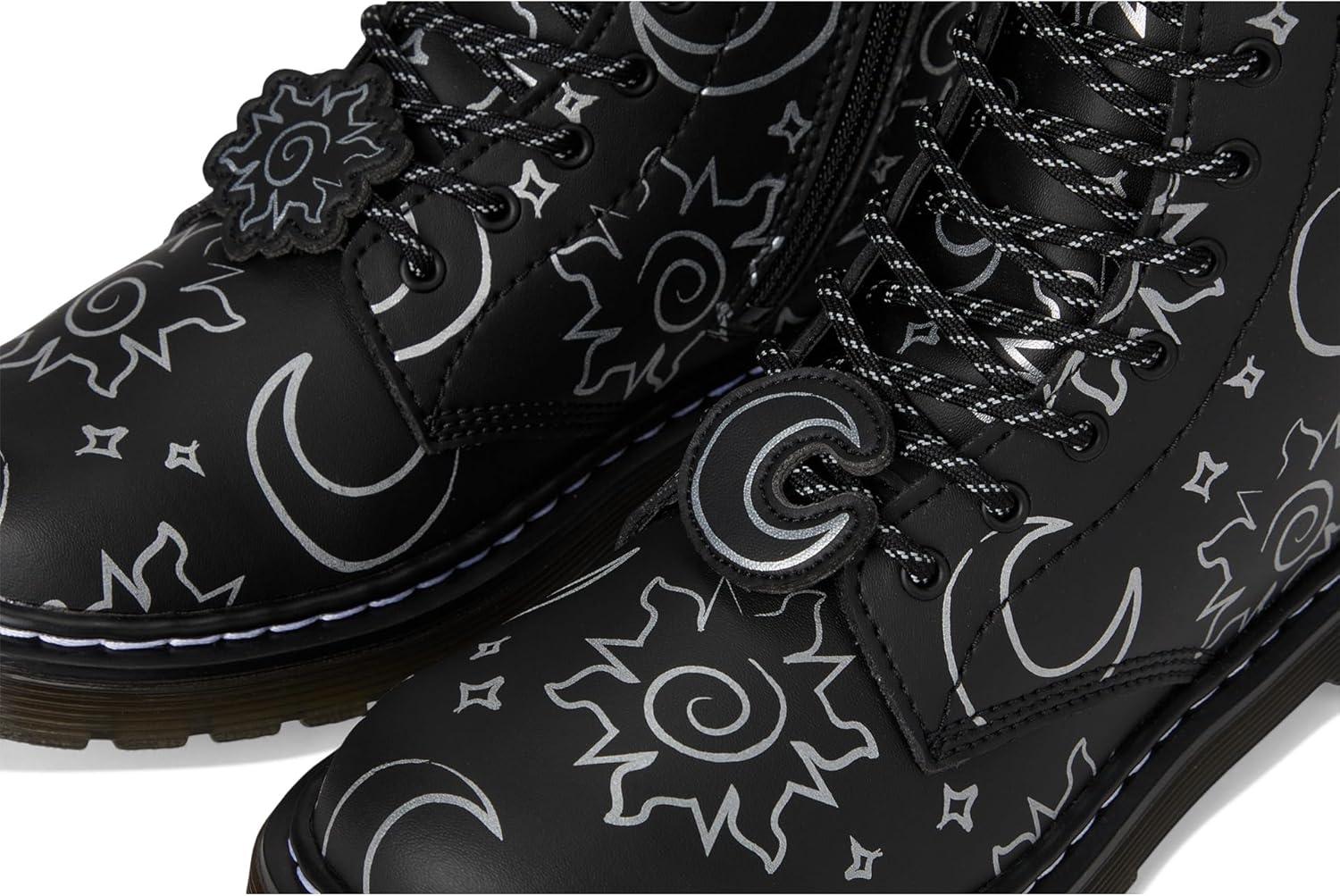 image:imageDr Martens Womens Maple Zip Steel Toe Light Industry BootsBlackSilver 1