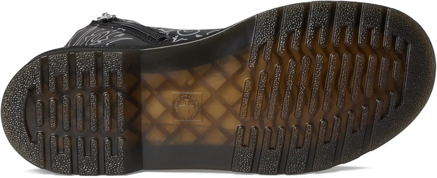 image:imageDr Martens Womens Maple Zip Steel Toe Light Industry BootsBlackSilver 1